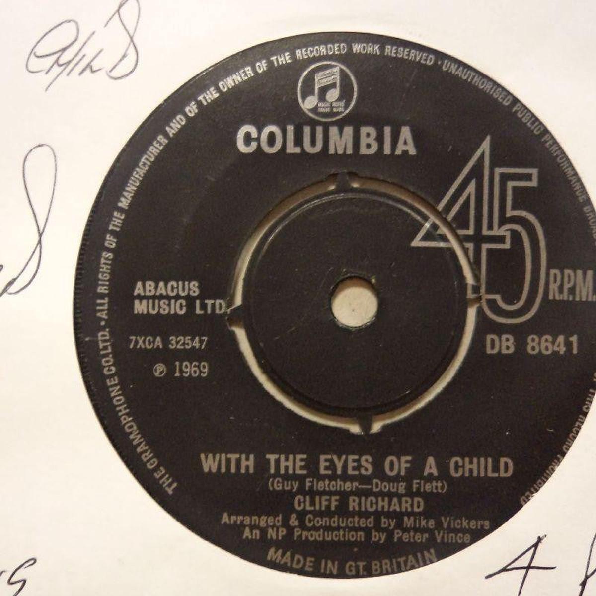 With The Eyes Of A Child/ So Long-Columbia-7  Vinyl-Ex/NM