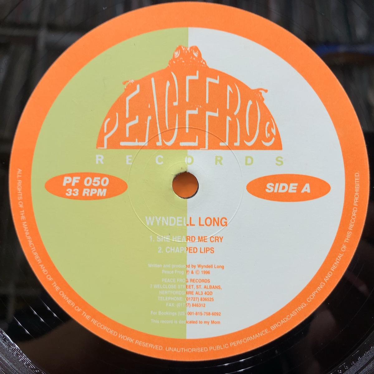WYNDELL LONG / She Heard Me Cry (PF 050, 12inch)
