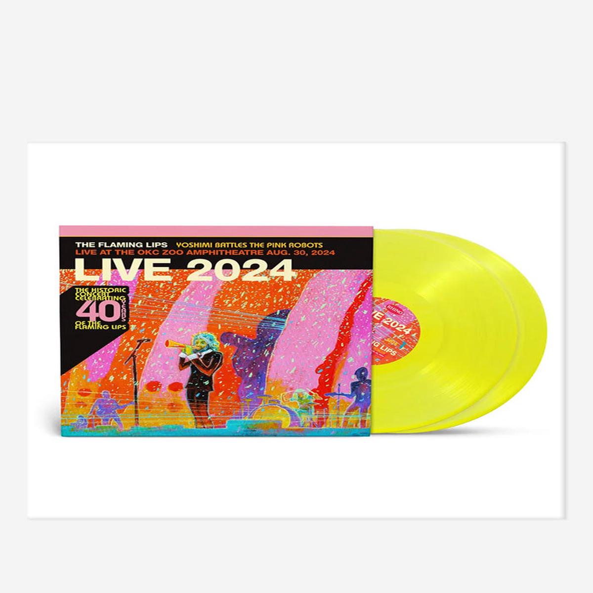 Yoshimi Battles The Pink Robots - Live at the Zoo Amphitheatre, Oklahoma City, August 30, 2024 2 x LP