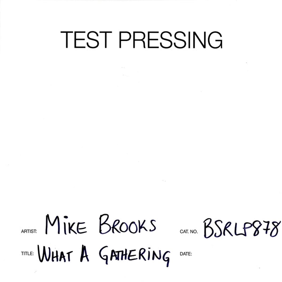 What A Gathering-Burning Sounds-Vinyl LP Test Pressing-M/M