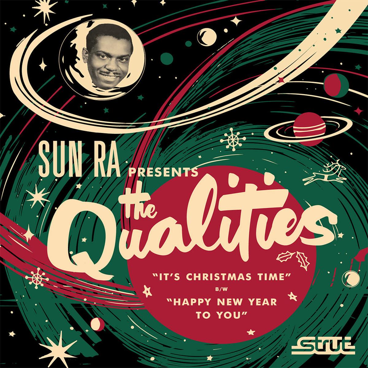 (SUN RA PRESENTS...) THE QUALITIES - It's Christmas Time b/w Happy New Year To You! (Strut Reissue) - 7'' - Vinyl