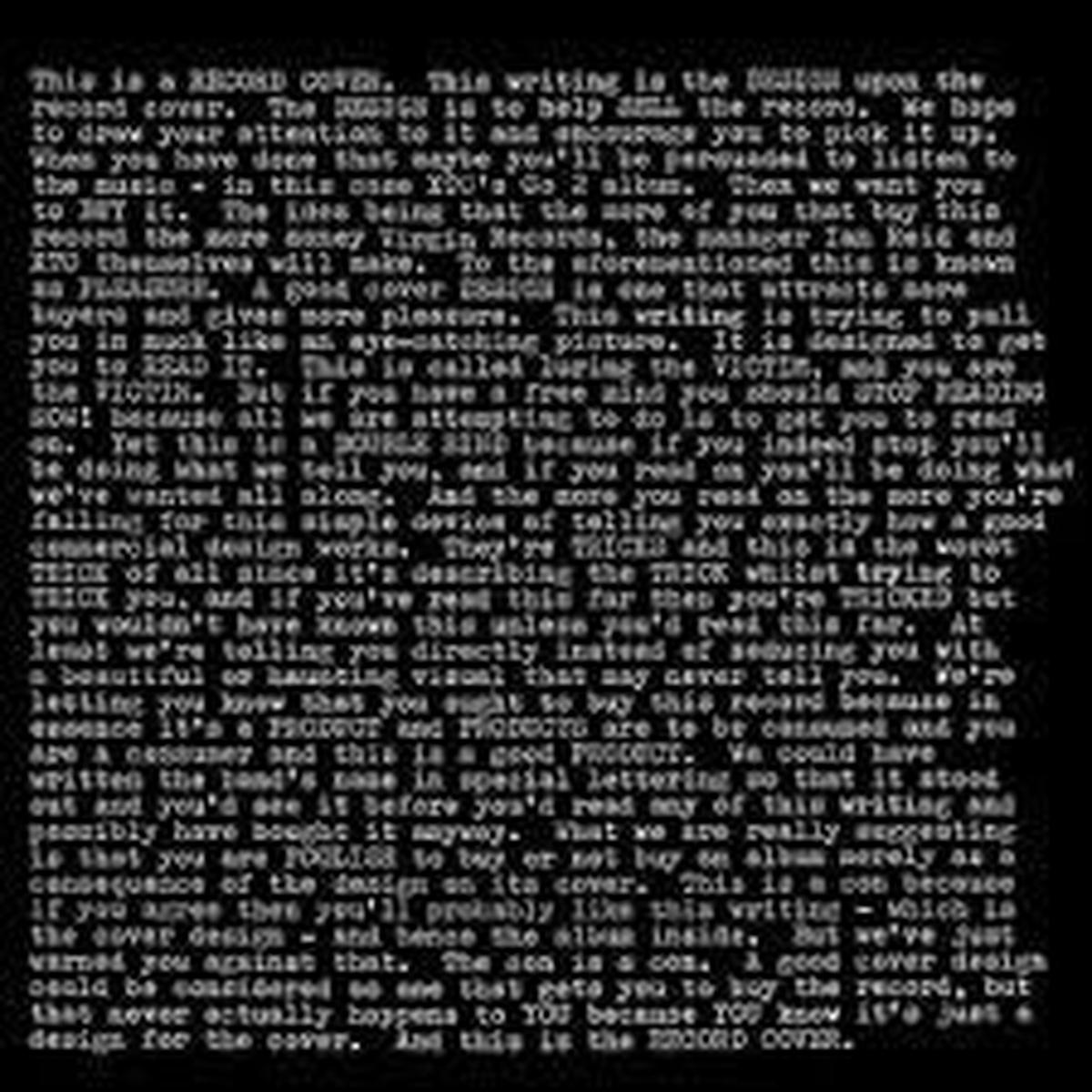XTC-GO 2 LP NM COVER VG+