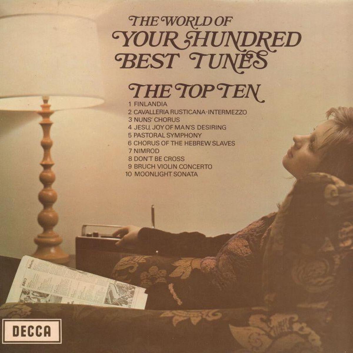 Your Hundred Best Tunes Top Ten-Decca-Vinyl LP-VG+/VG+