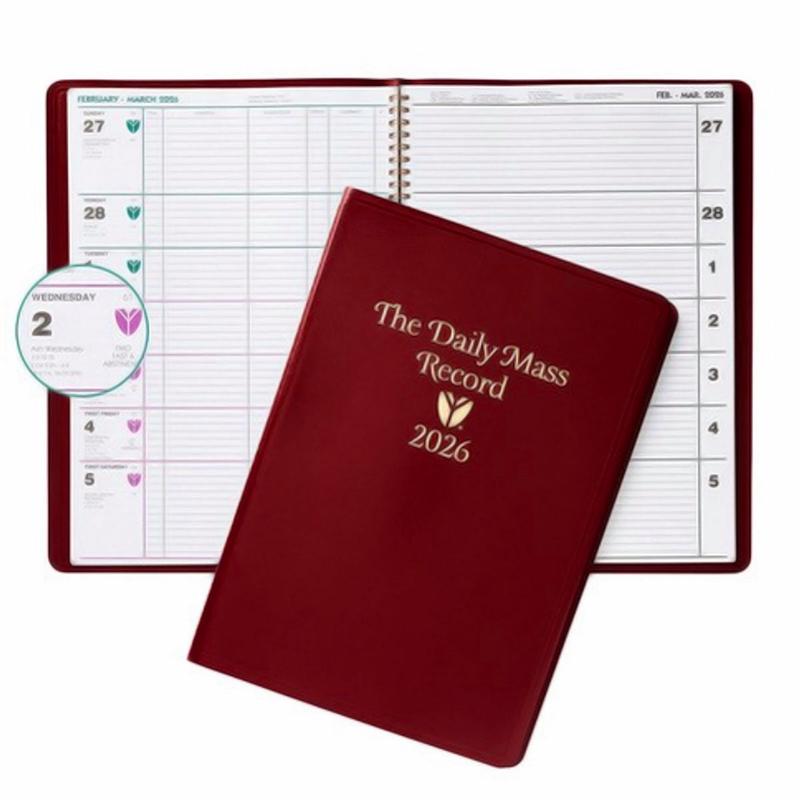 2026 Daily Mass Record Book