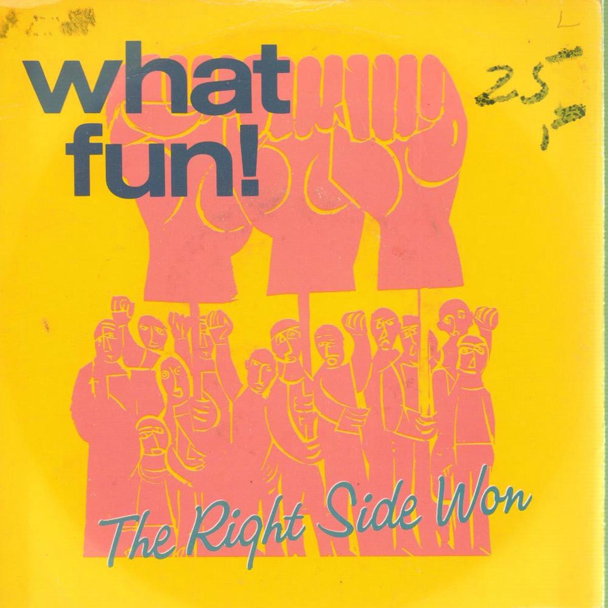 What Fun-The Right Side Won-RCA-7  Vinyl P/S-VG/VG