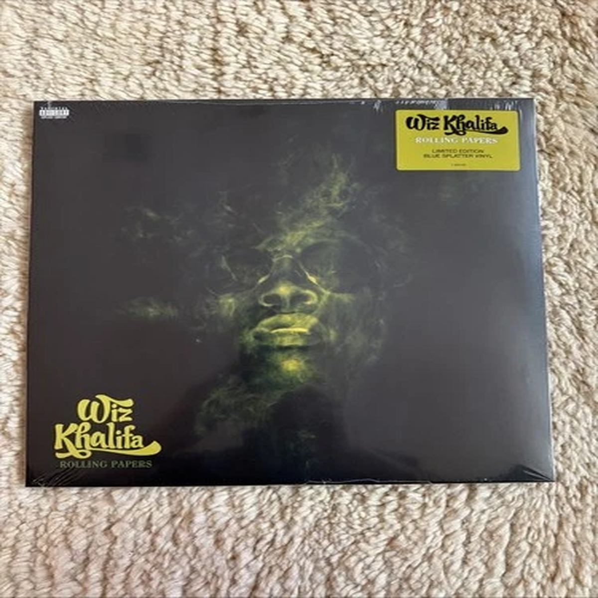 WIZ KHALIFA "Rolling Papers" (10 Year Ann. Ed.) 2xLP Blue Splatter Vinyl **NEW**