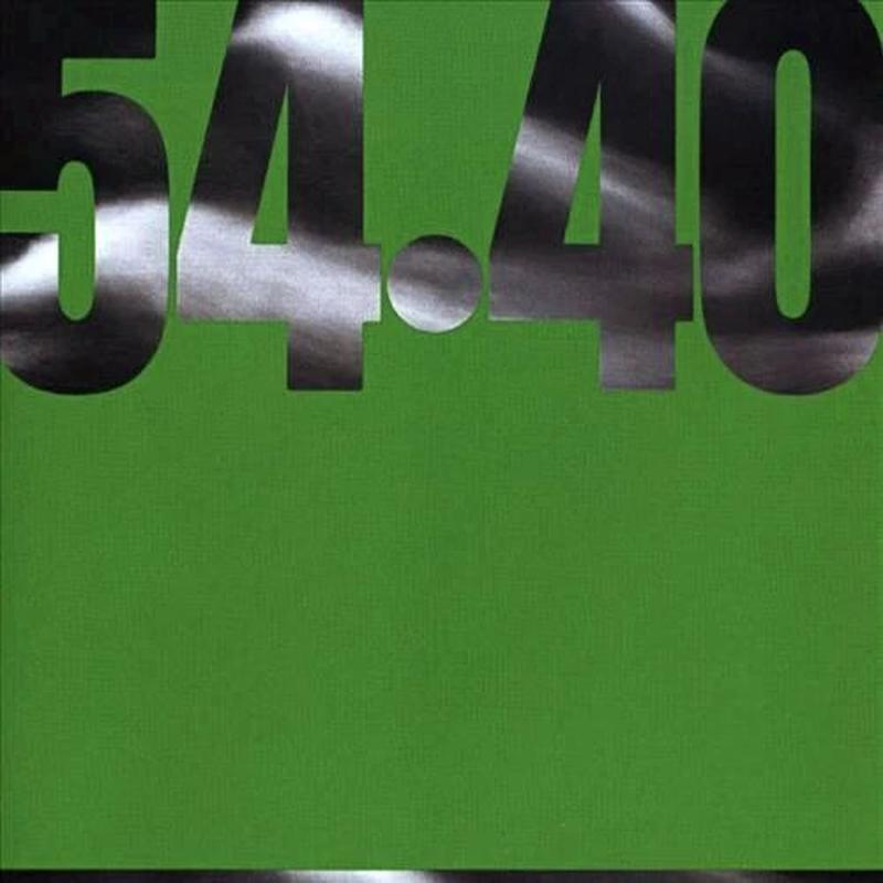 54-40 - Green (White Translucent) Vinyl New