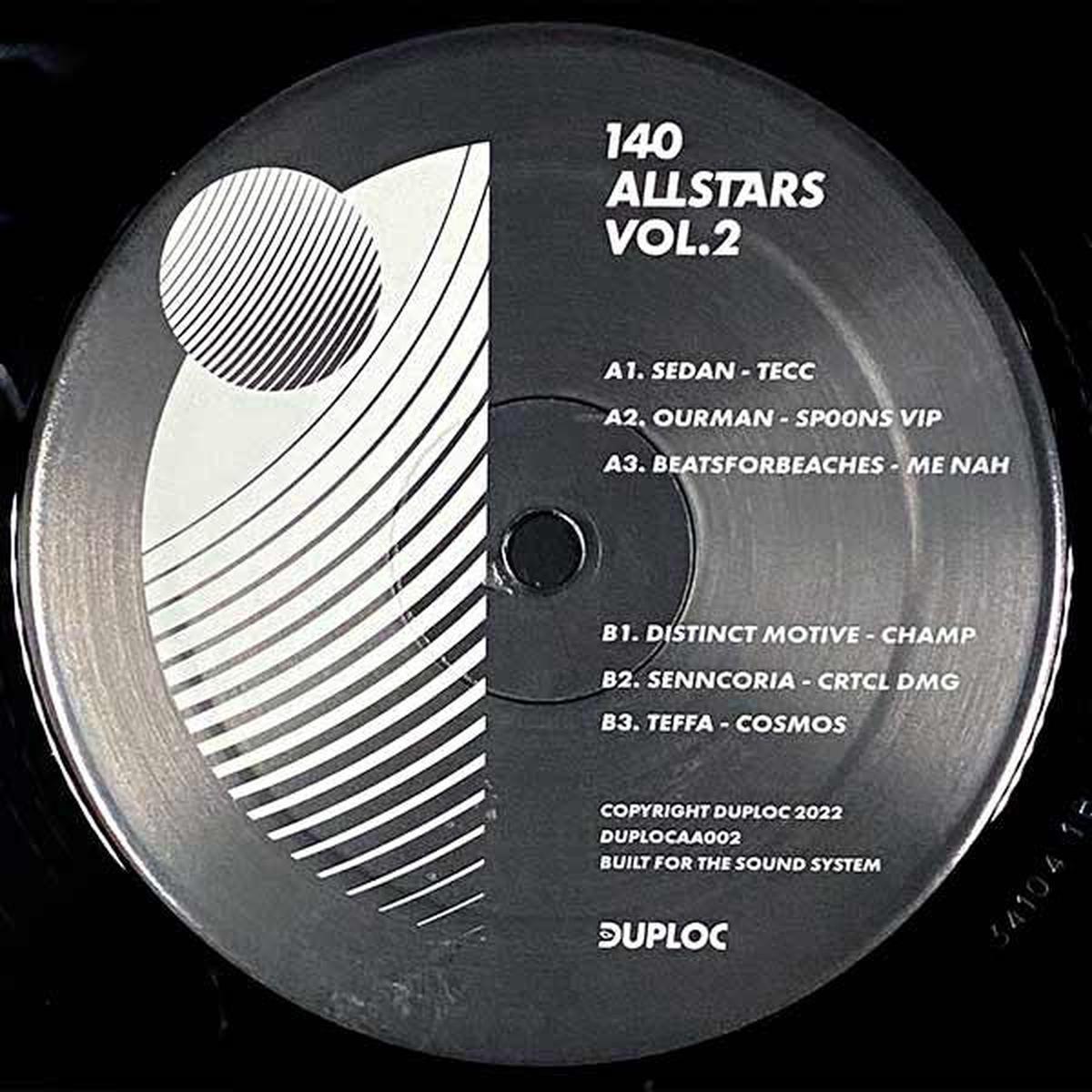 140 ALLSTARS Vol. 2 (VINYL) | Mint (M) Generic - - DUBSTEP *NEW*