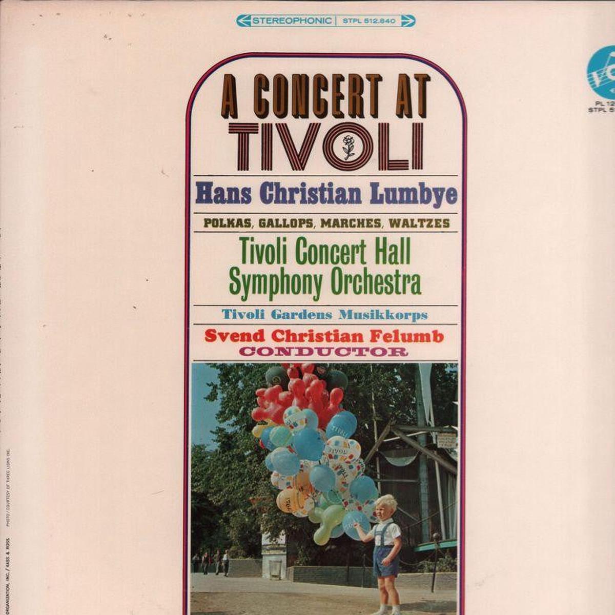 A Concert Of Tivoli-Vox-Vinyl LP-Ex+/VG+