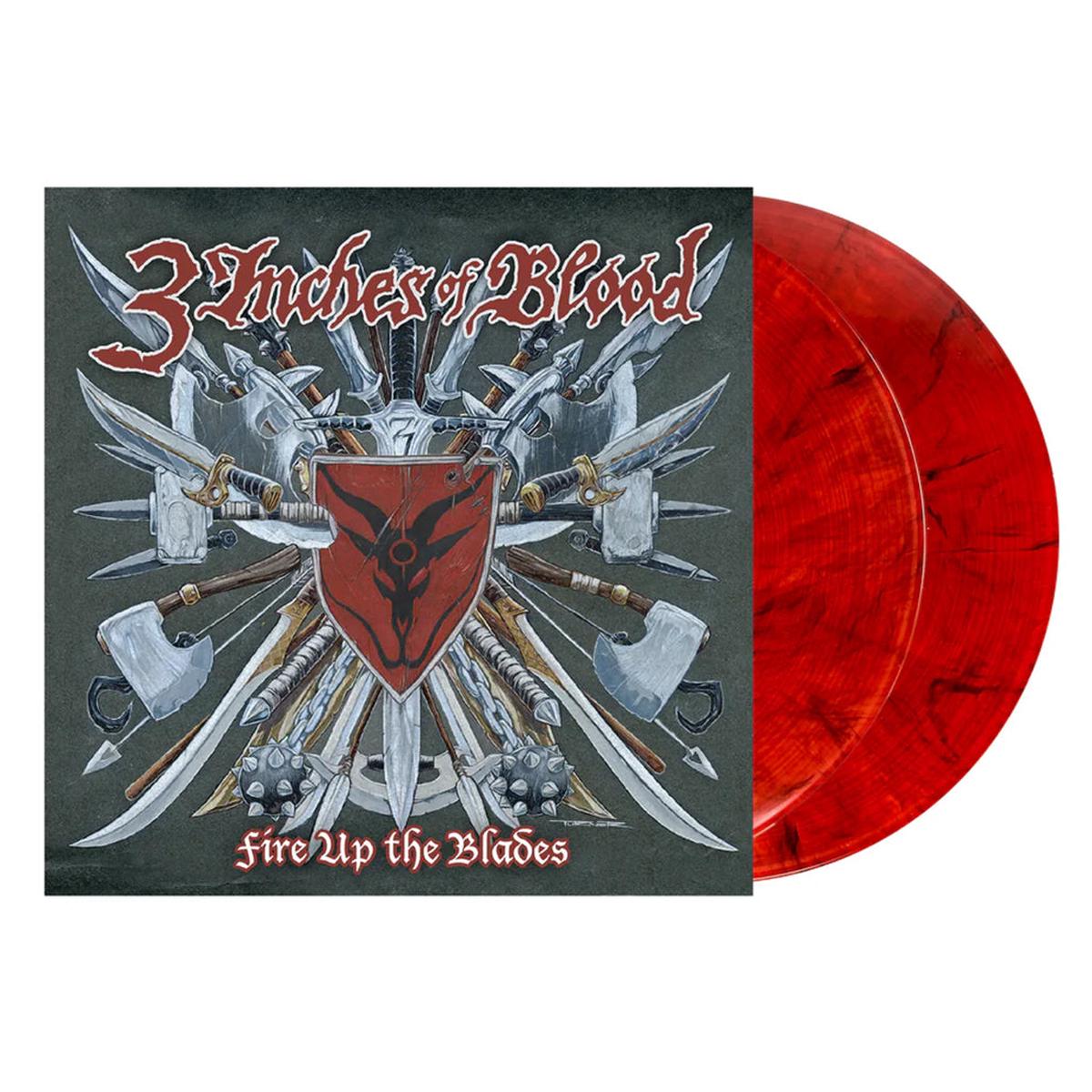 3 INCHES OF BLOOD - Fire Up the Blades (Expanded Edition) - 2LP- Crimson Fire Vinyl [AUG 16]