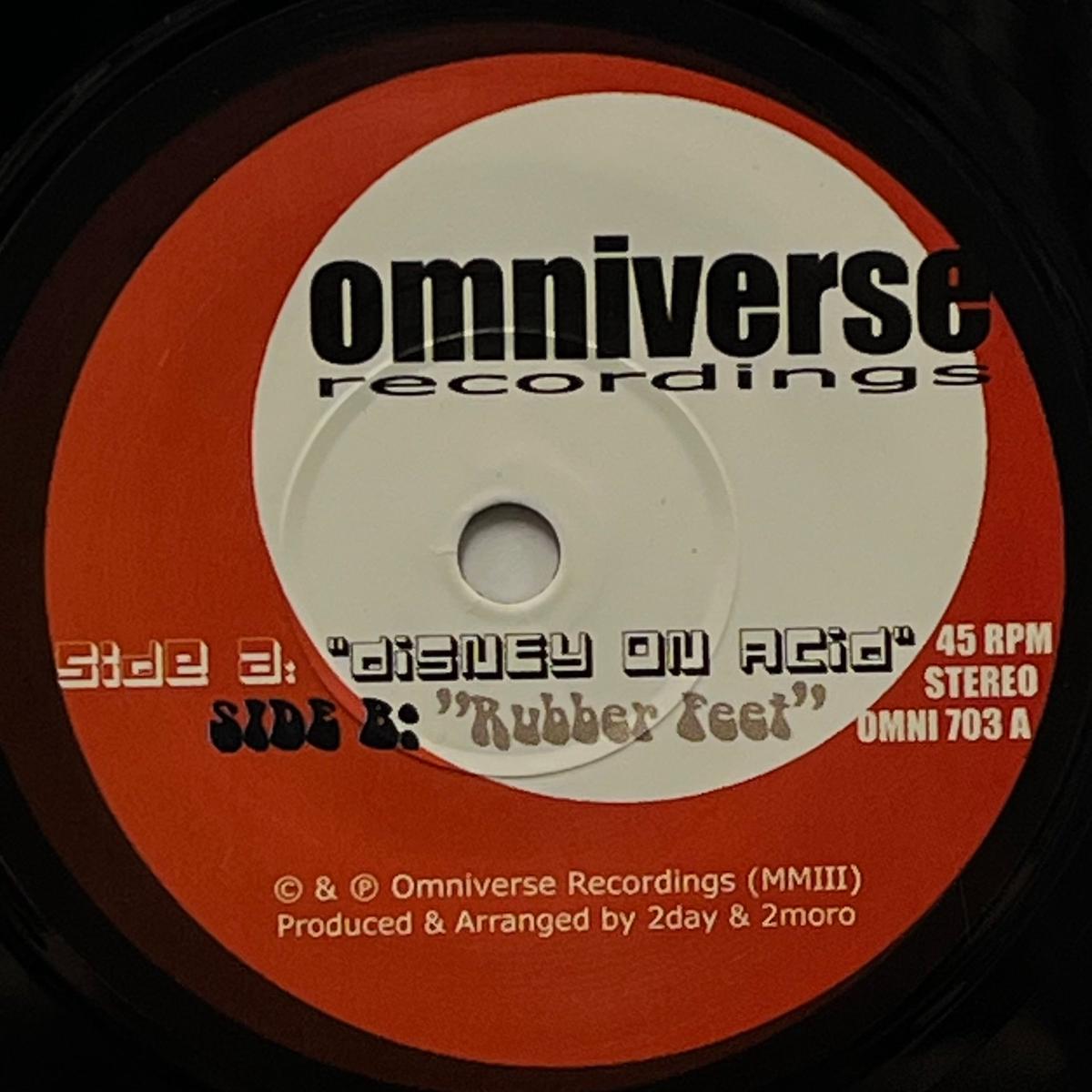 2 DAY & 2 MORE / Disney On Acid (Omniverse OMNI 703, 7inch)