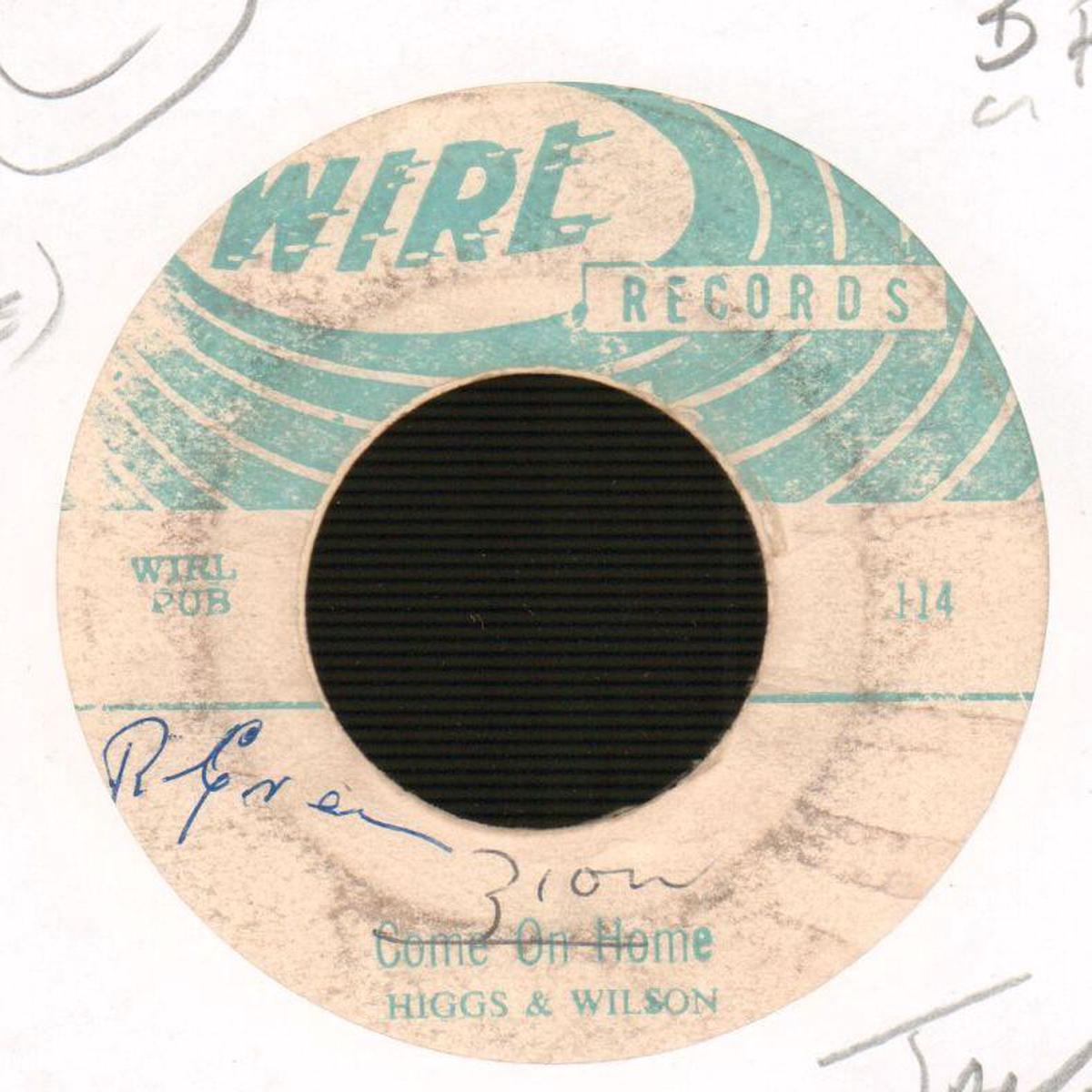 Zion Come On Home/ The Robe-Wirl-7  Vinyl-Ex/Fair