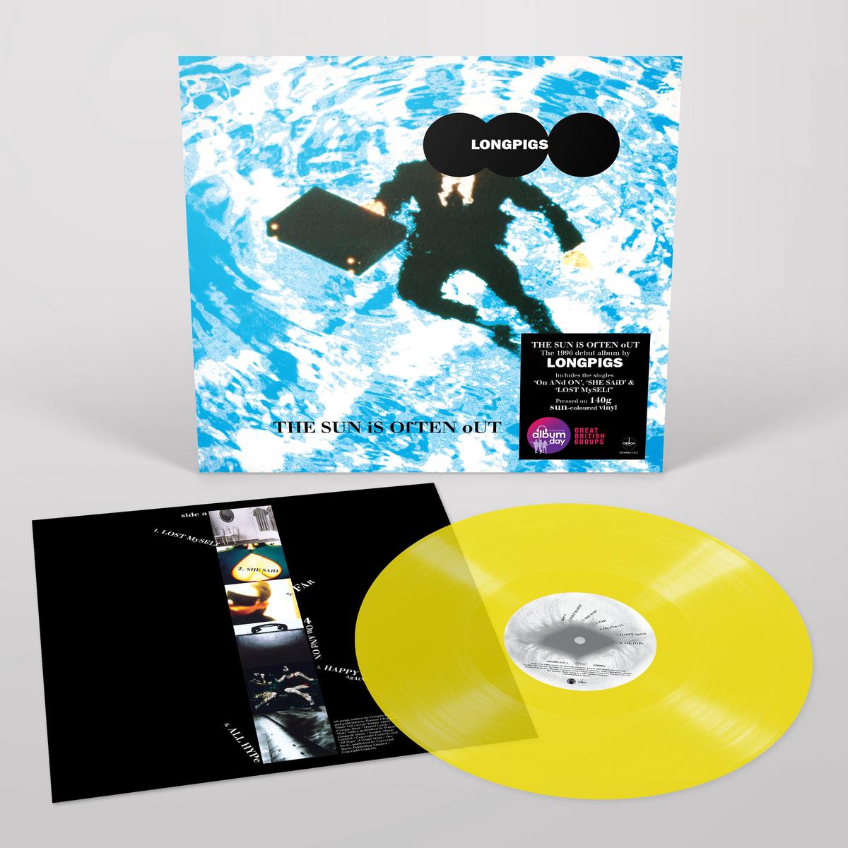Longpigs - The Sun Is Often Out (140G Sun-Coloured Vinyl) - 1LP - 140g Sun-Coloured Vinyl [National Album Day 2024]