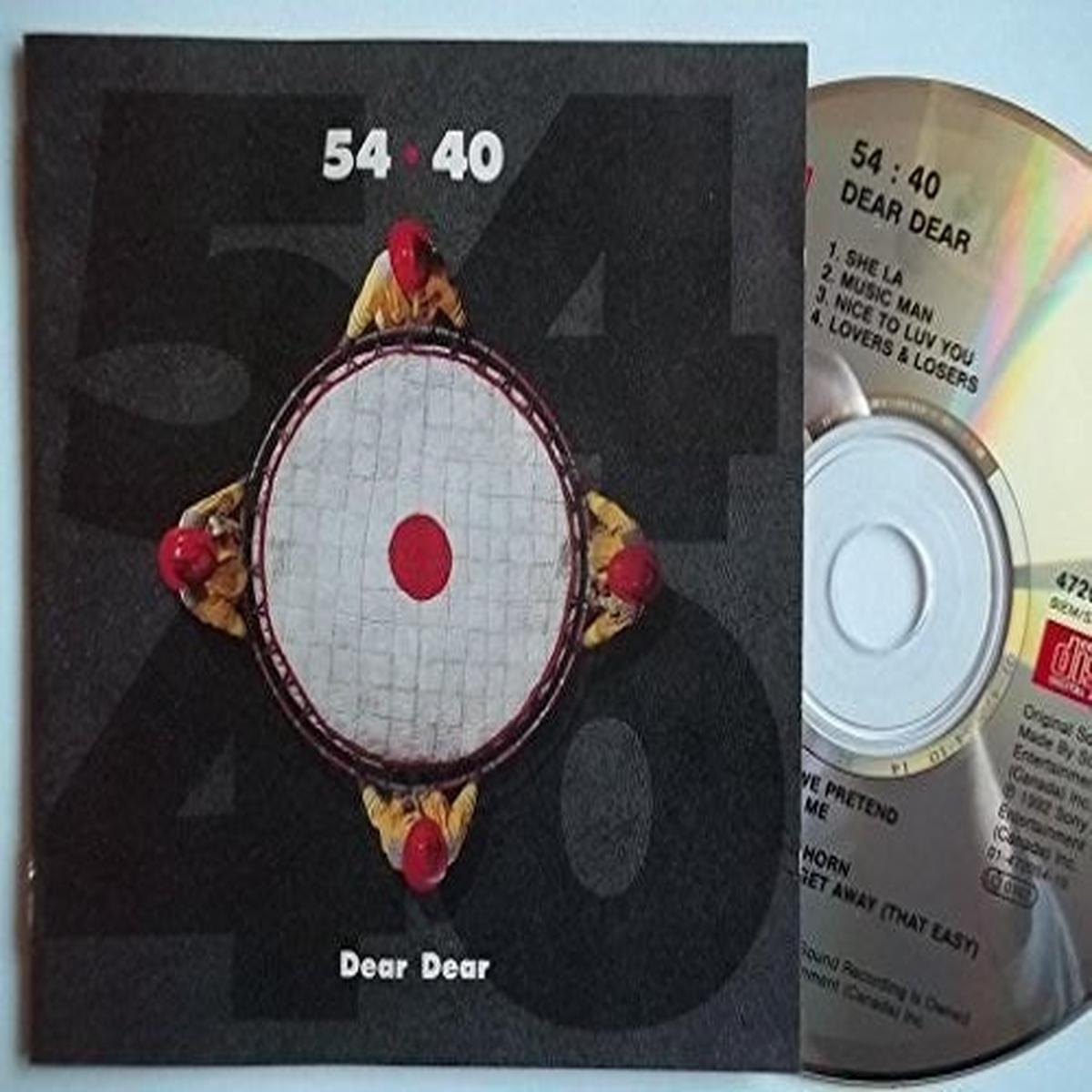 54-40: Dear Dear (Red) - VINYL LP