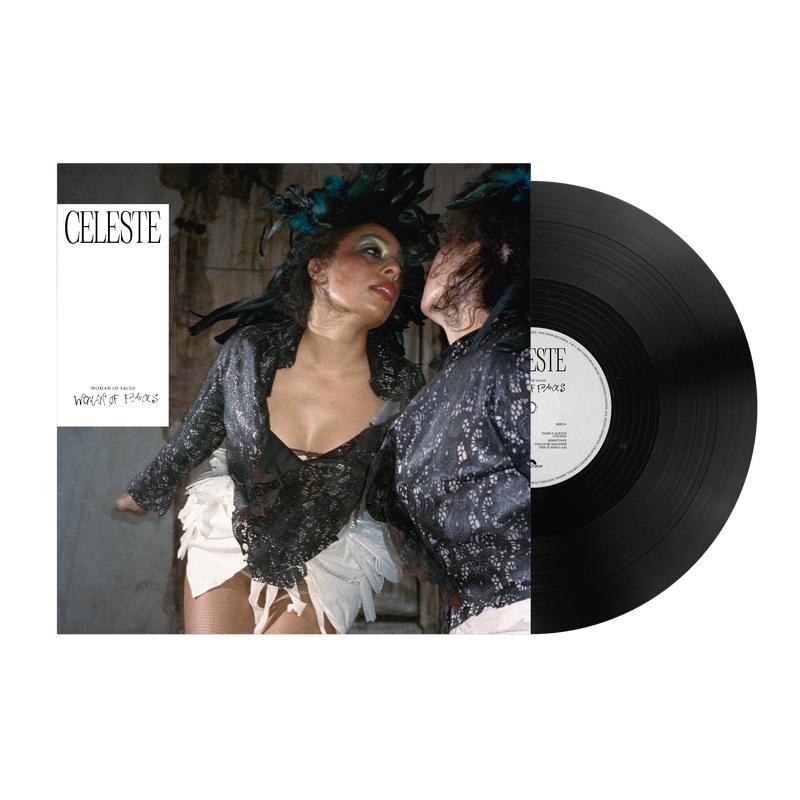 Woman Of Faces Standard Black Vinyl