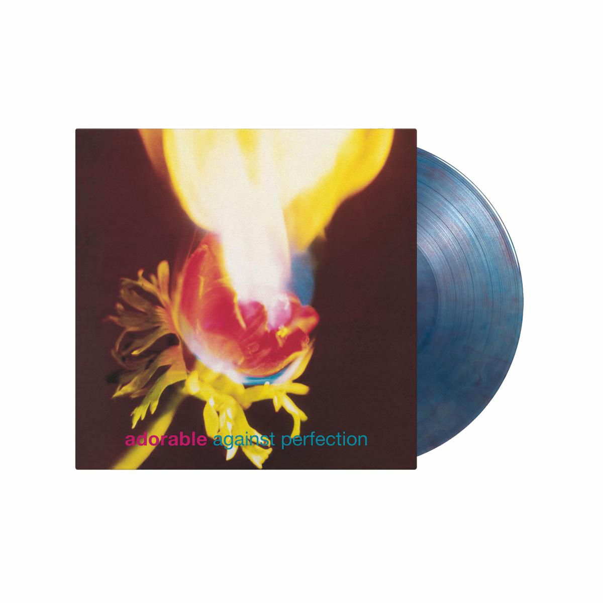 Against Perfection Limited Translucent Red Blue Marbled Vinyl LP