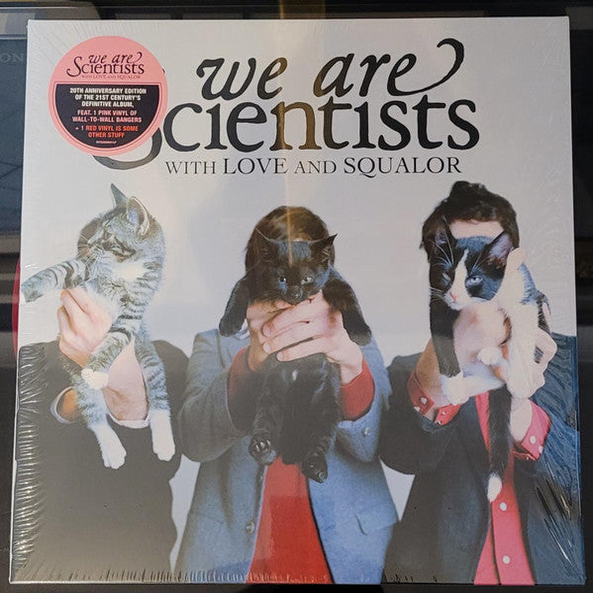 WE ARE SCIENTISTS 8211 WITH LOVE 038 SQUALOR PINK 038 RED 2LP SET 8211 LP