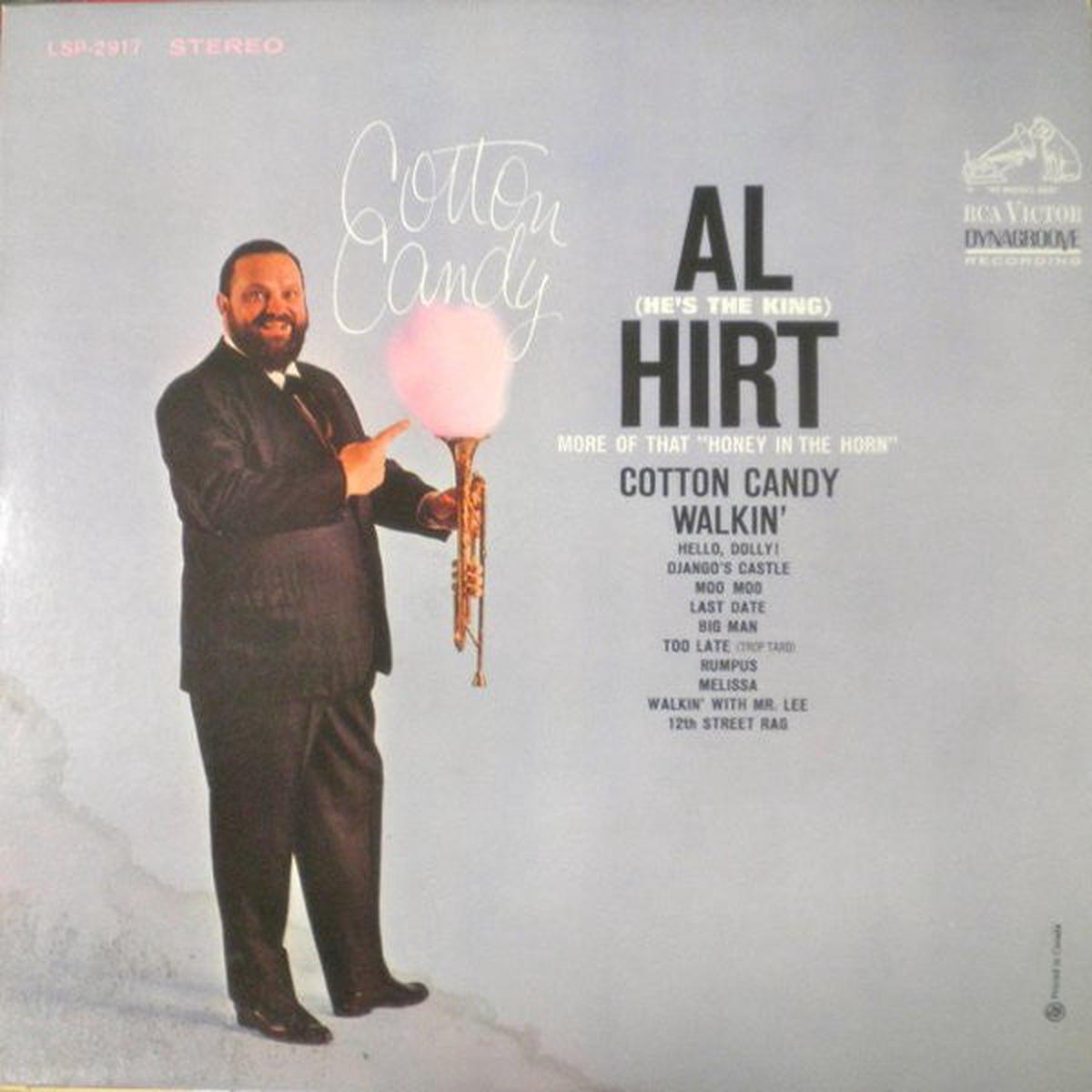 Al (He's The King) Hirt Cotton Candy- 1964- Dixieland Jazz (vinyl)