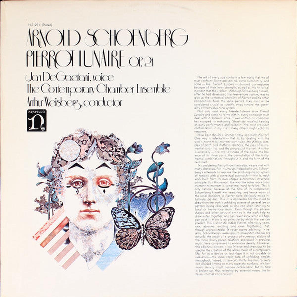 Arthur Weisberg  Pierrot Lunaire Op.21 LP