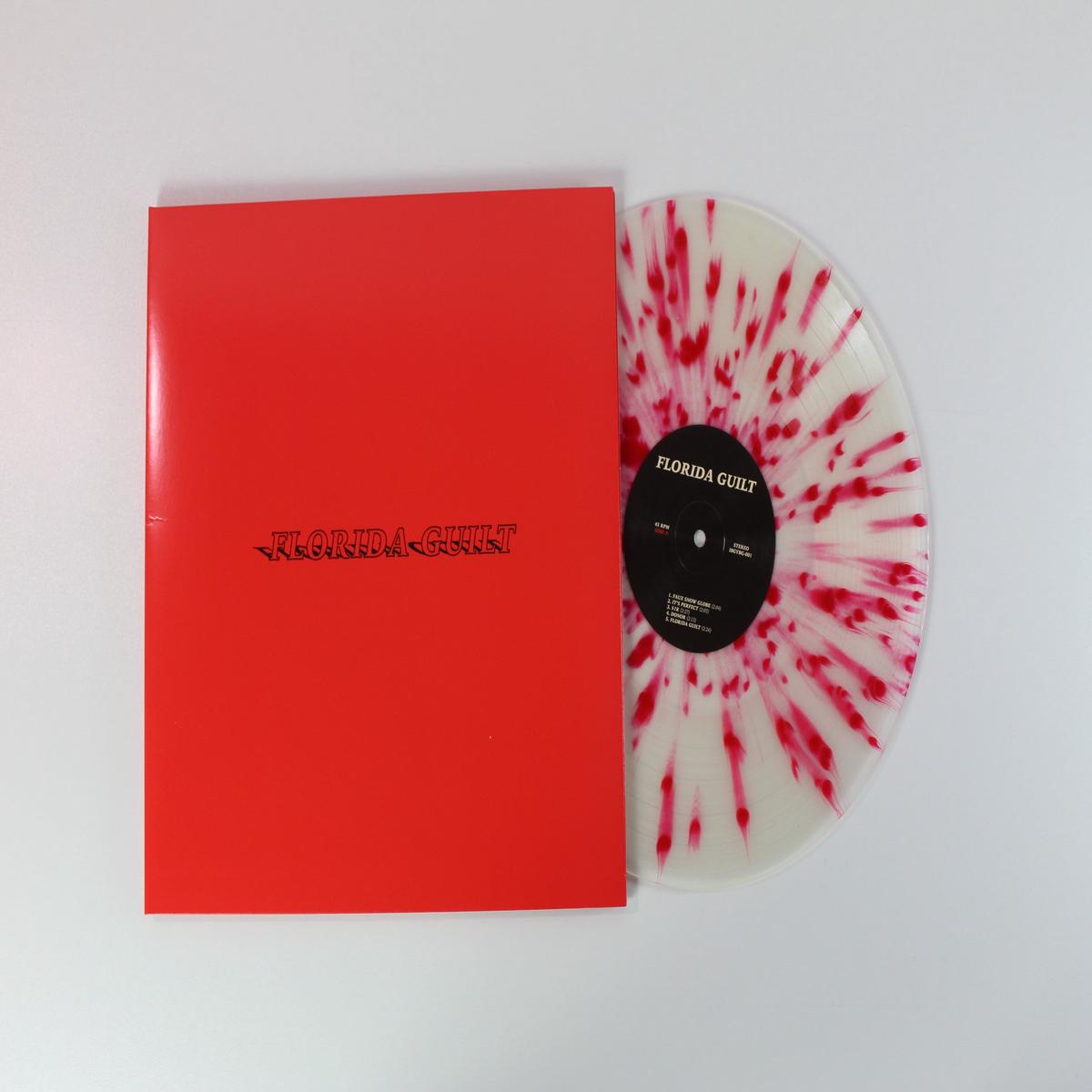 Bay Faction - Florida Guilt on Counter Intuitive 12 45 RPM Ltd Clear w Red Splatter Vinyl Reissue