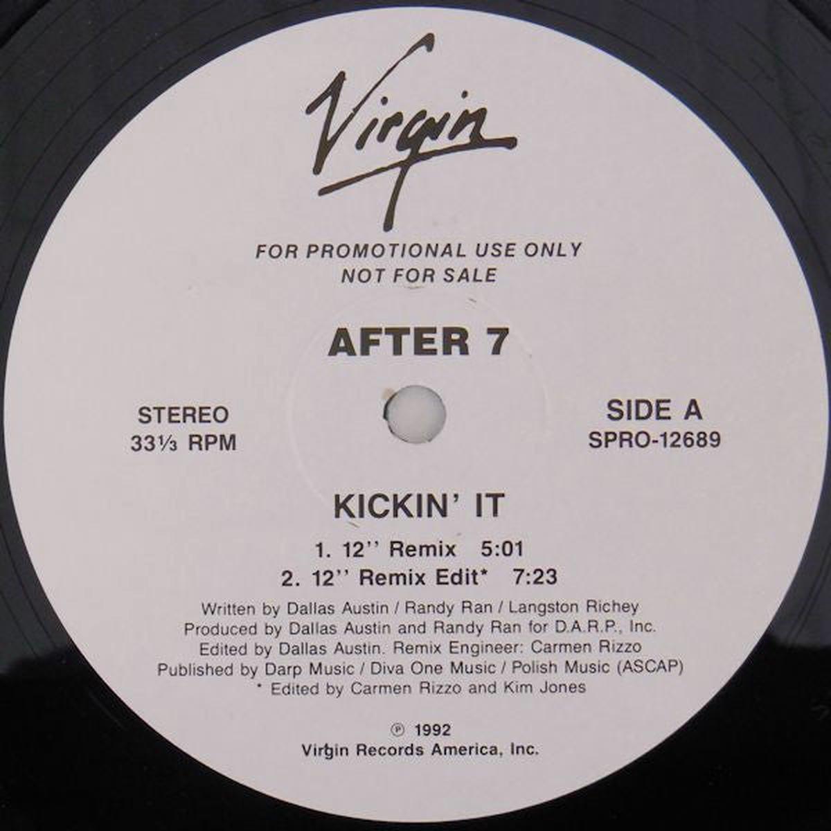 After 7 Kickin' It 12"