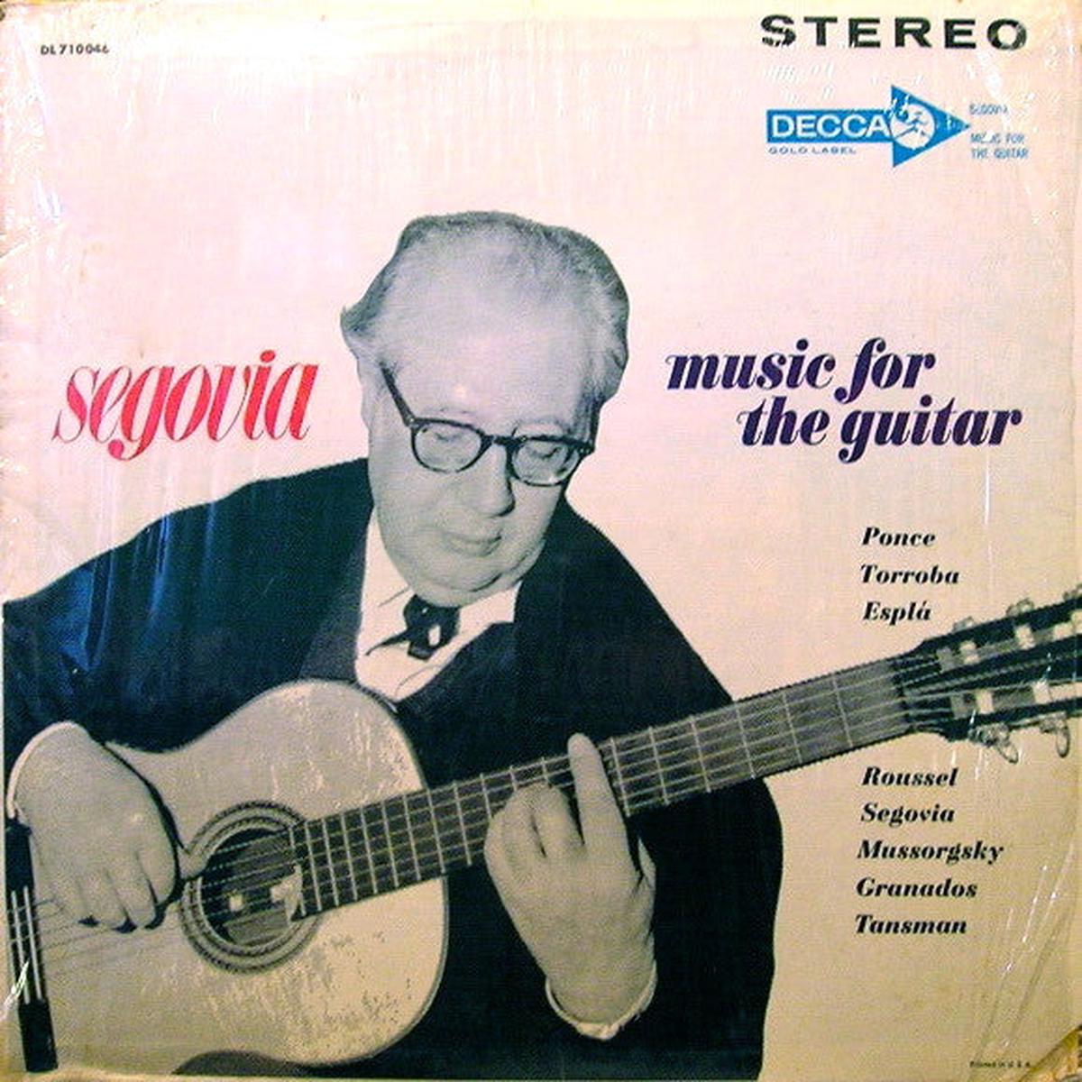Andres Segovia - Music For The Guitar LP