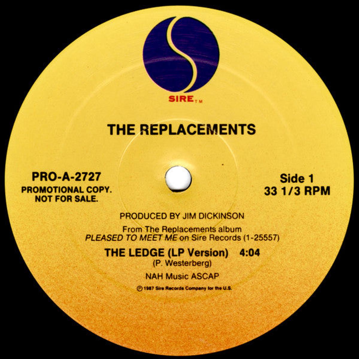 The Replacements  The Ledge 12"