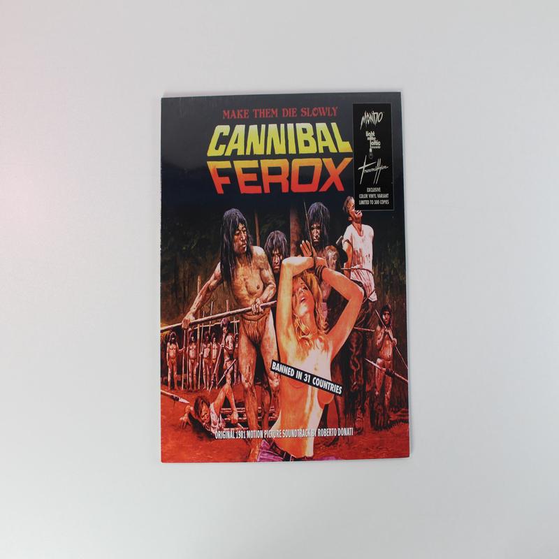 Budy Maglione - Cannibal Ferox (Original 1981 Motion Picture Soundtrack) on Mondo Colored Vinyl Reissue Sealed