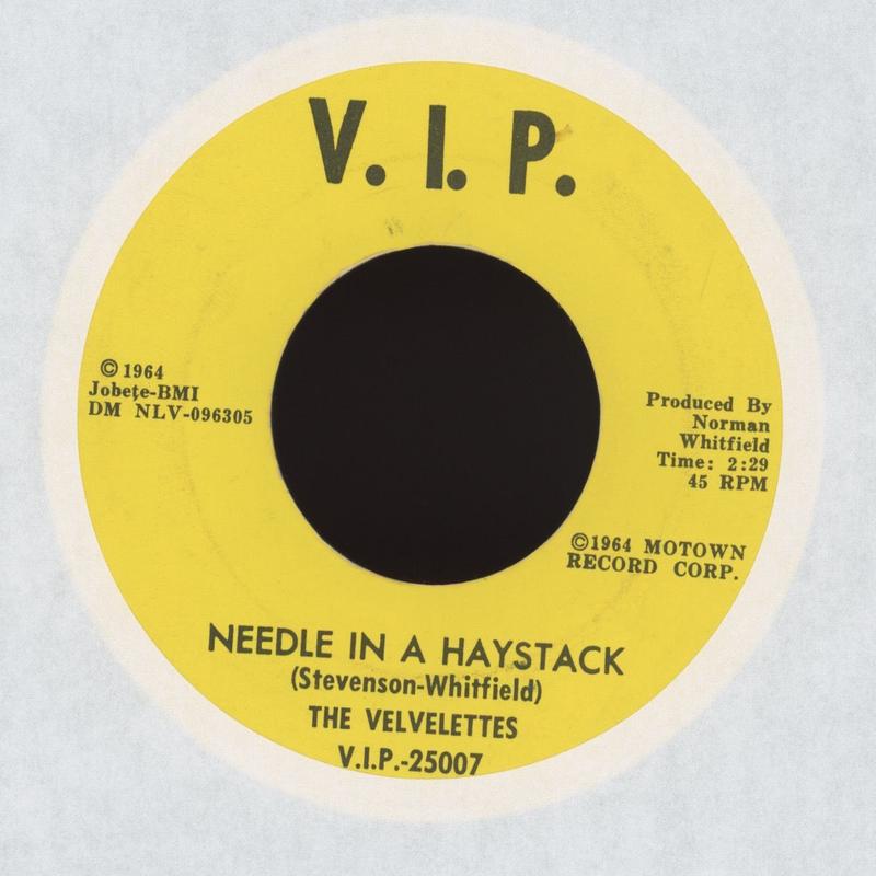 The Velvelettes - Needle In A Haystack on V.I.P. Northern Soul 45