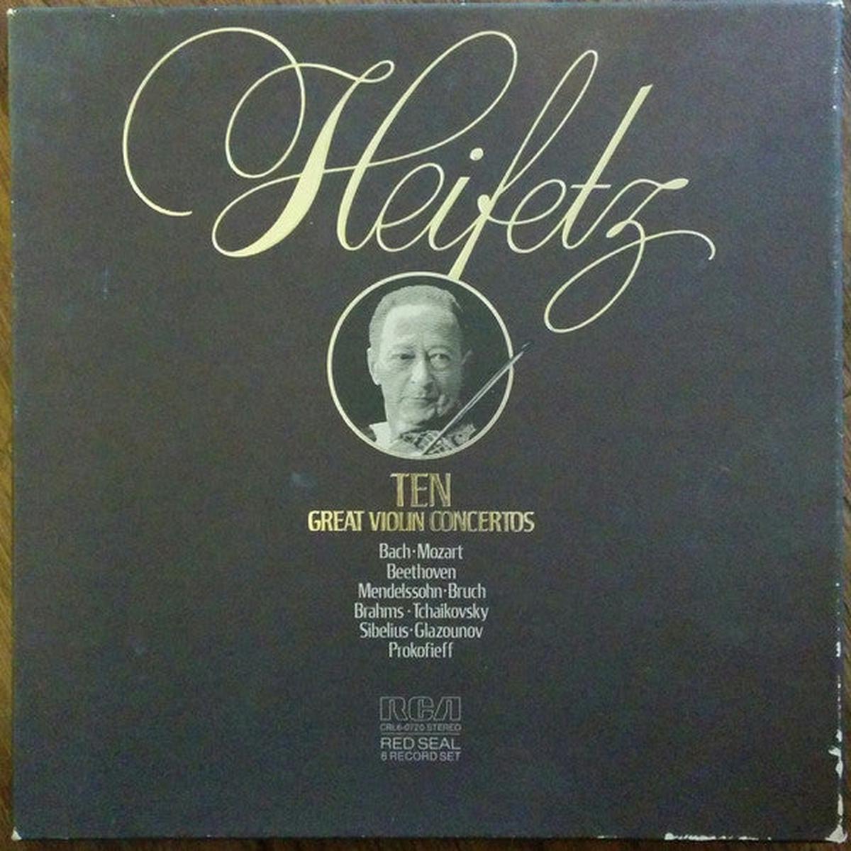 Various  Ten Great Violin Concertos 6LP Boxset