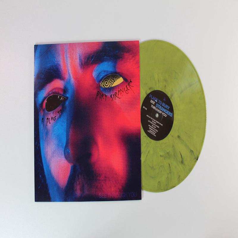 A Place To Bury Strangers - See Through You on DedStrange Ltd Yellow & Black Marble