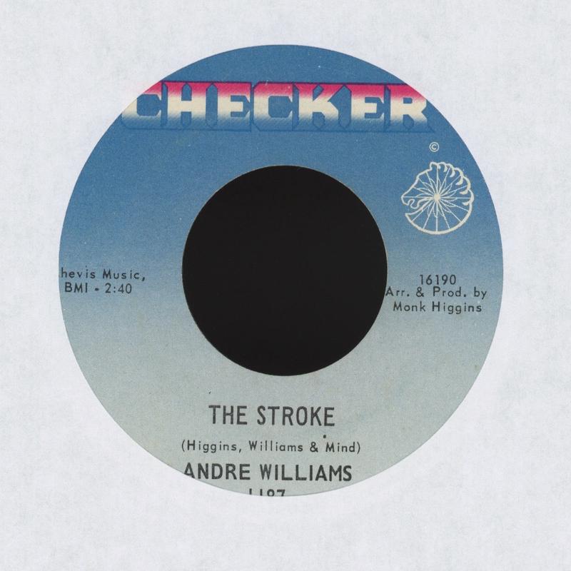 Andre Williams - The Stroke on Checker Funk 45