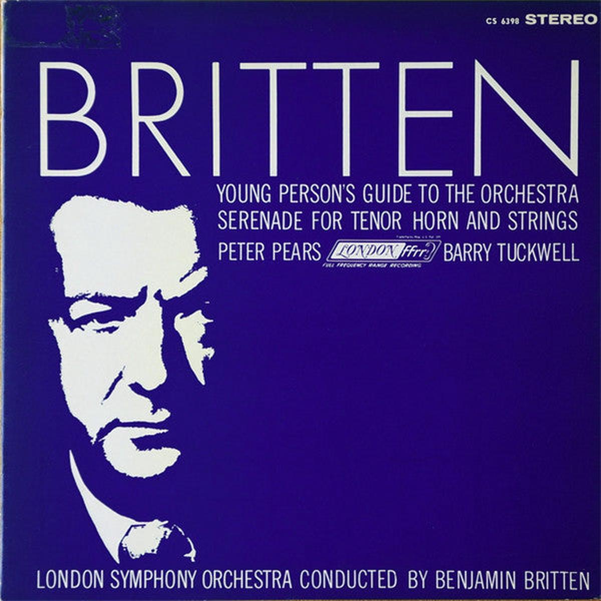Britten, Peter Pears, Barry Tuckwell, London Symphony Orchestra Conducted By Benjamin Britten Young Person's Guide To The Orchestra / Serenade For Tenor Horn And Strings LP
