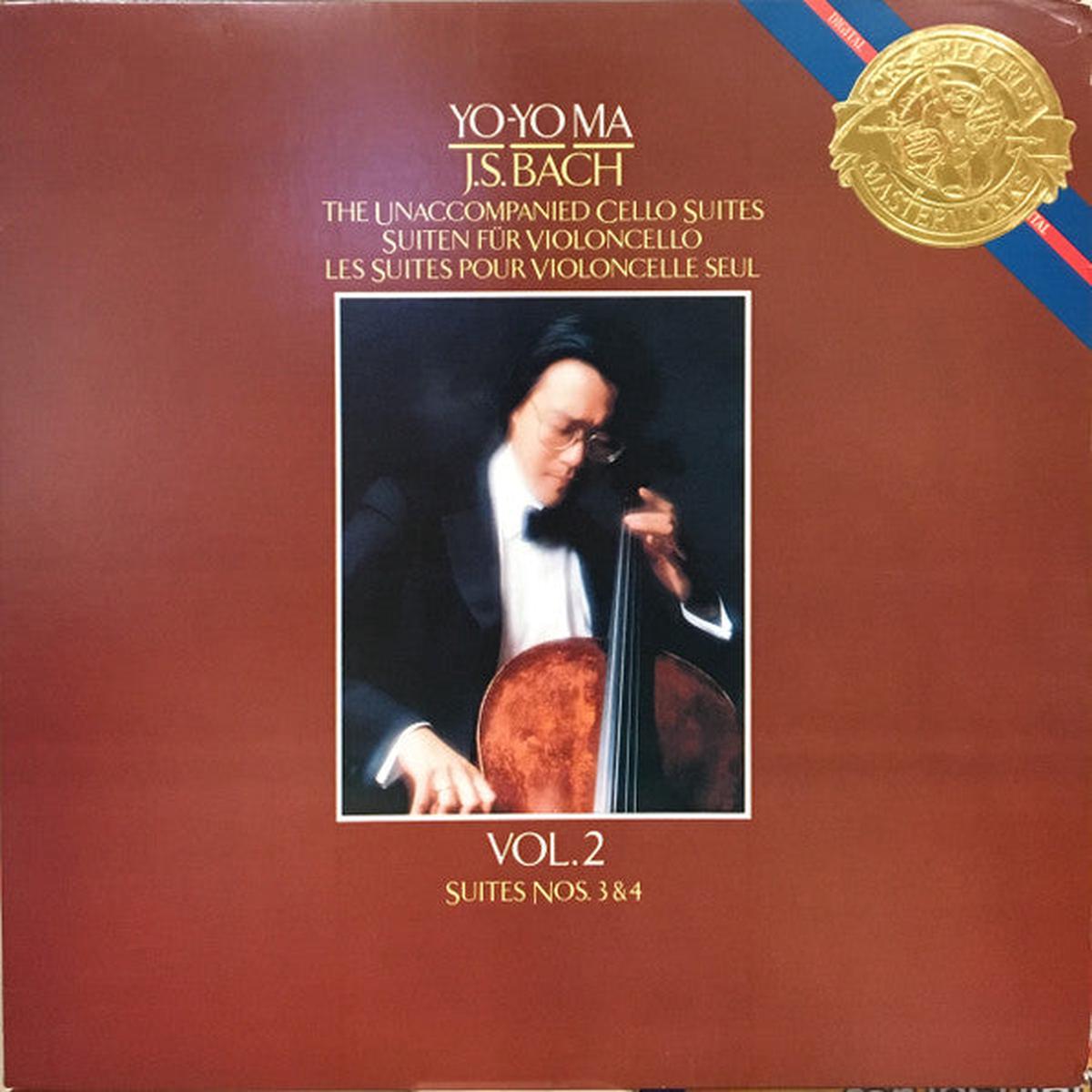 Bach / Yo-Yo Ma - The Unaccompanied Cello Suites Vol.2 - Suites Nos. 3 & 4 LP