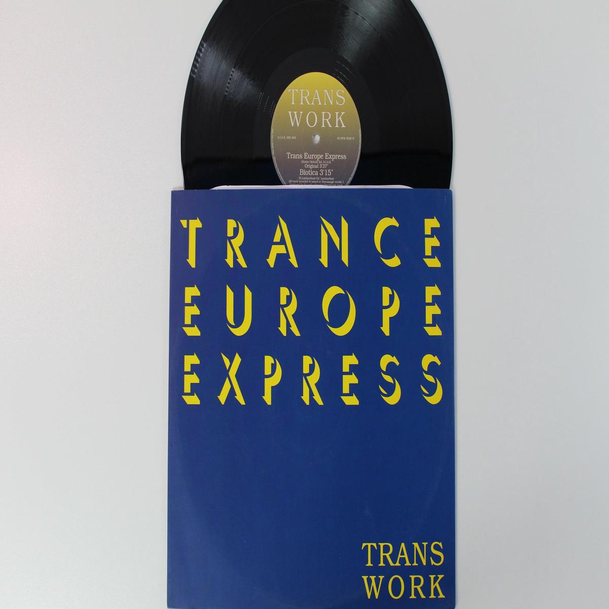 Trans Work - Trance Europe Express on Discomagic 45 RPM 12 Single