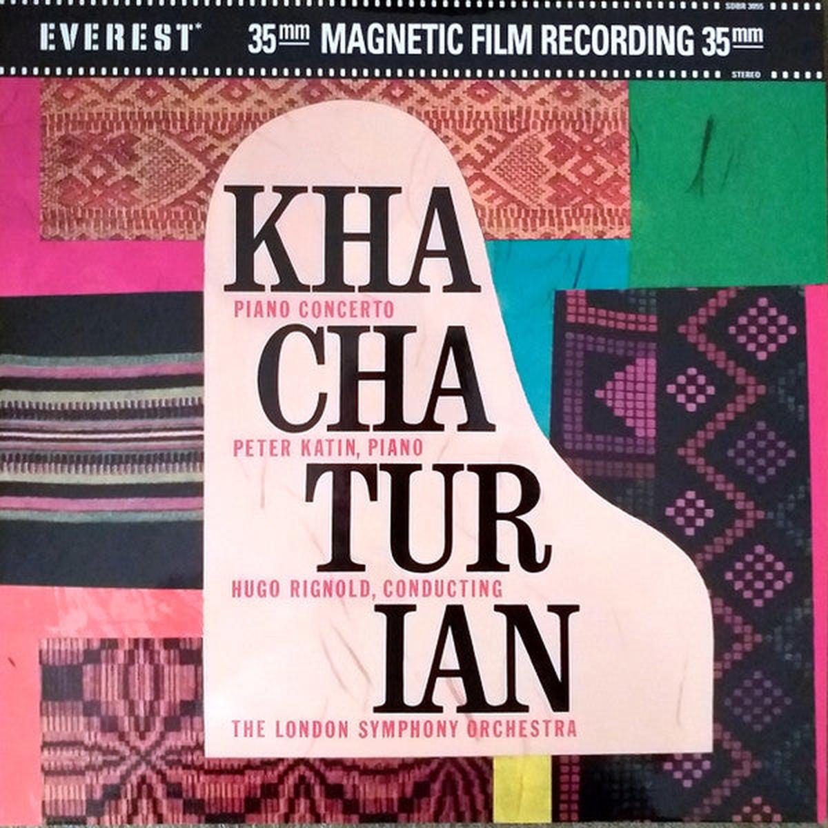 Aram Khatchaturian, Hugo Rignold  Khachaturian: Concerto for Piano and Orchestra (200g) LP