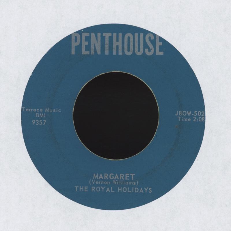 The Royal Holidays - Margaret on Penthouse R&B Doo Wop 45