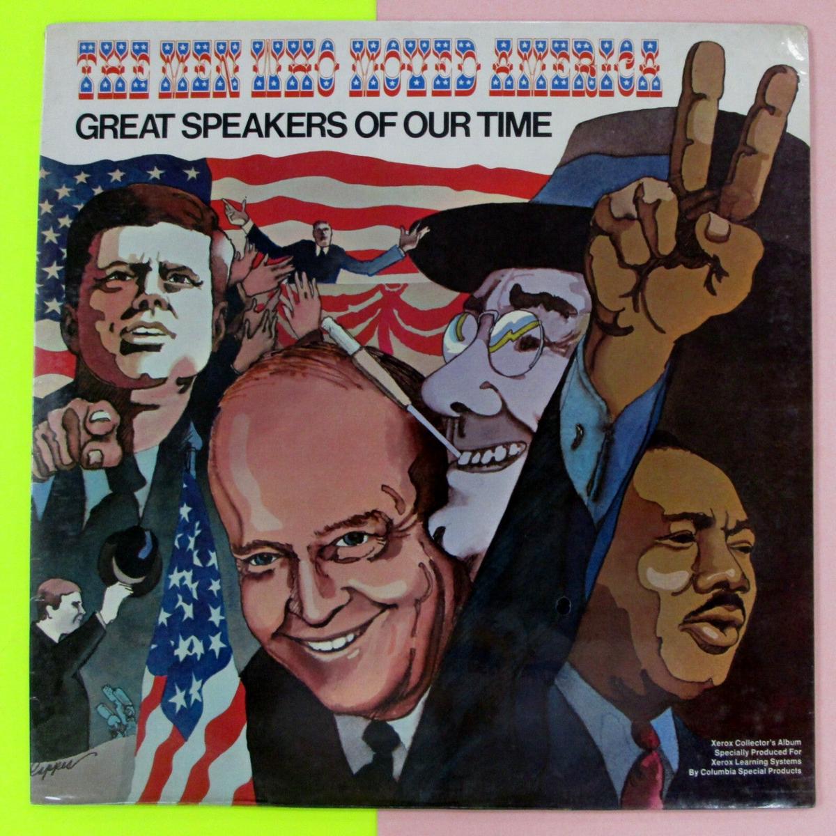 Various The Men Who Moved America: Great Speakers Of Our Time LP