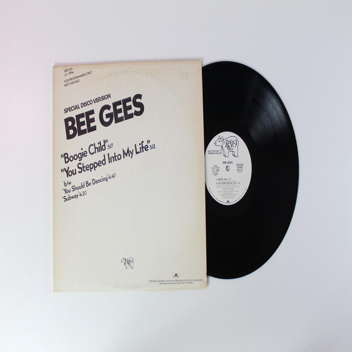 Bee Gees - Boogie Child You Stepped Into My Life You Should Be Dancing Subway on RSO - Promo 12