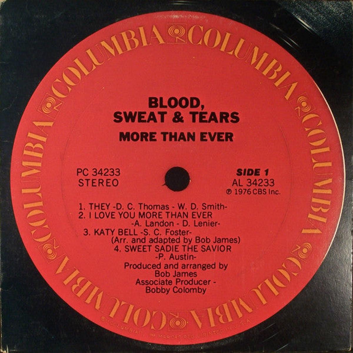 Blood, Sweat & Tears More Than Ever LP