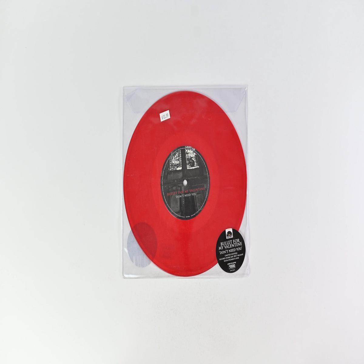 Bullet For My Valentine - Dont Need You on Spinefarm Records - 10 Red Vinyl