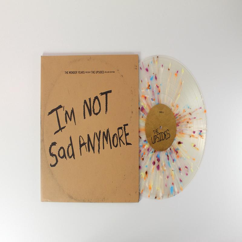 The Wonder Years - The Upsides on No Sleep Records Ltd. Clear w/ Rainbow Splatter Reissue
