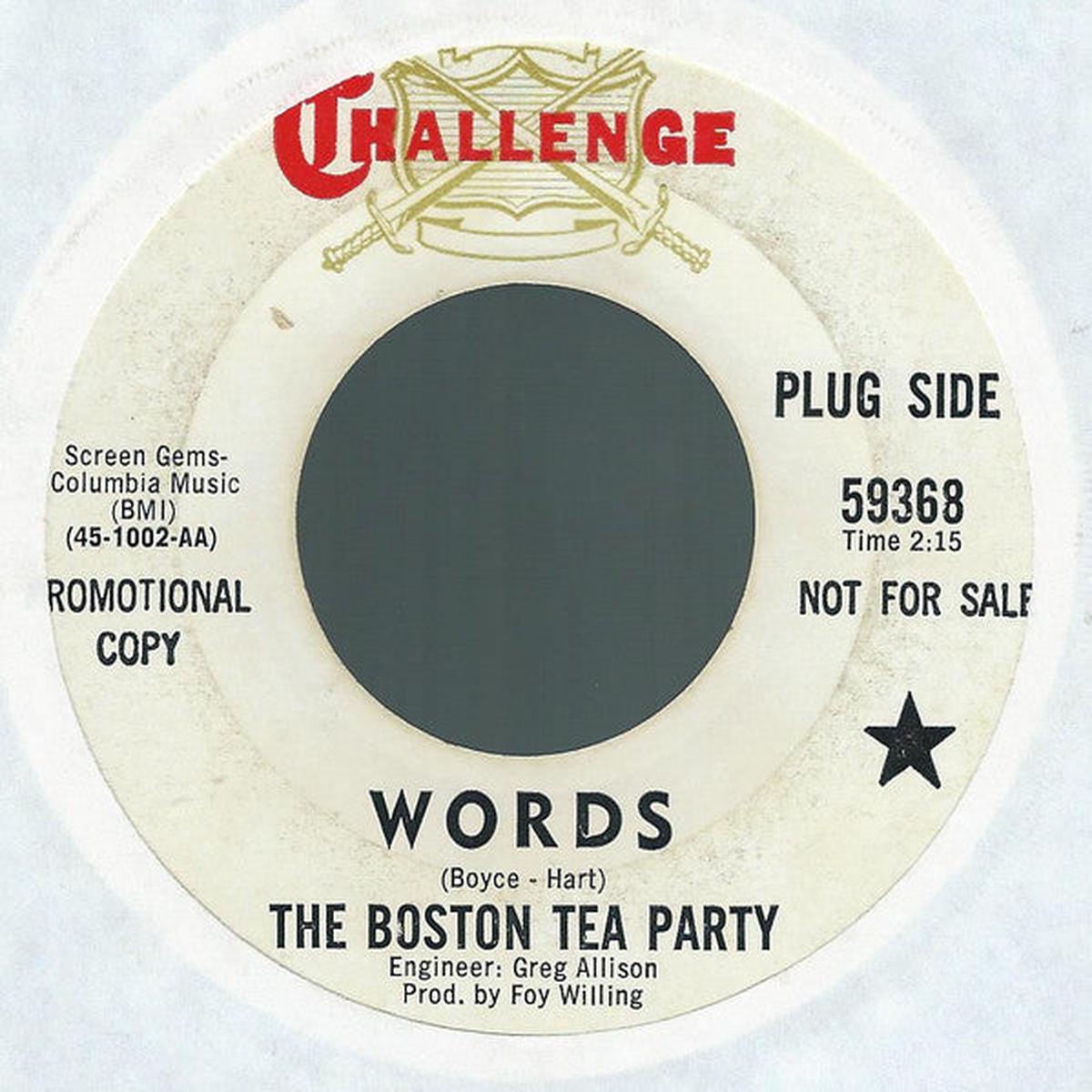 Boston Tea Party - Words / Spinach 7"