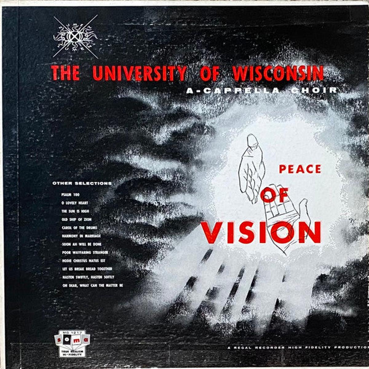 University Of Wisconsin A Cappella Choir Peace Of Vision LP