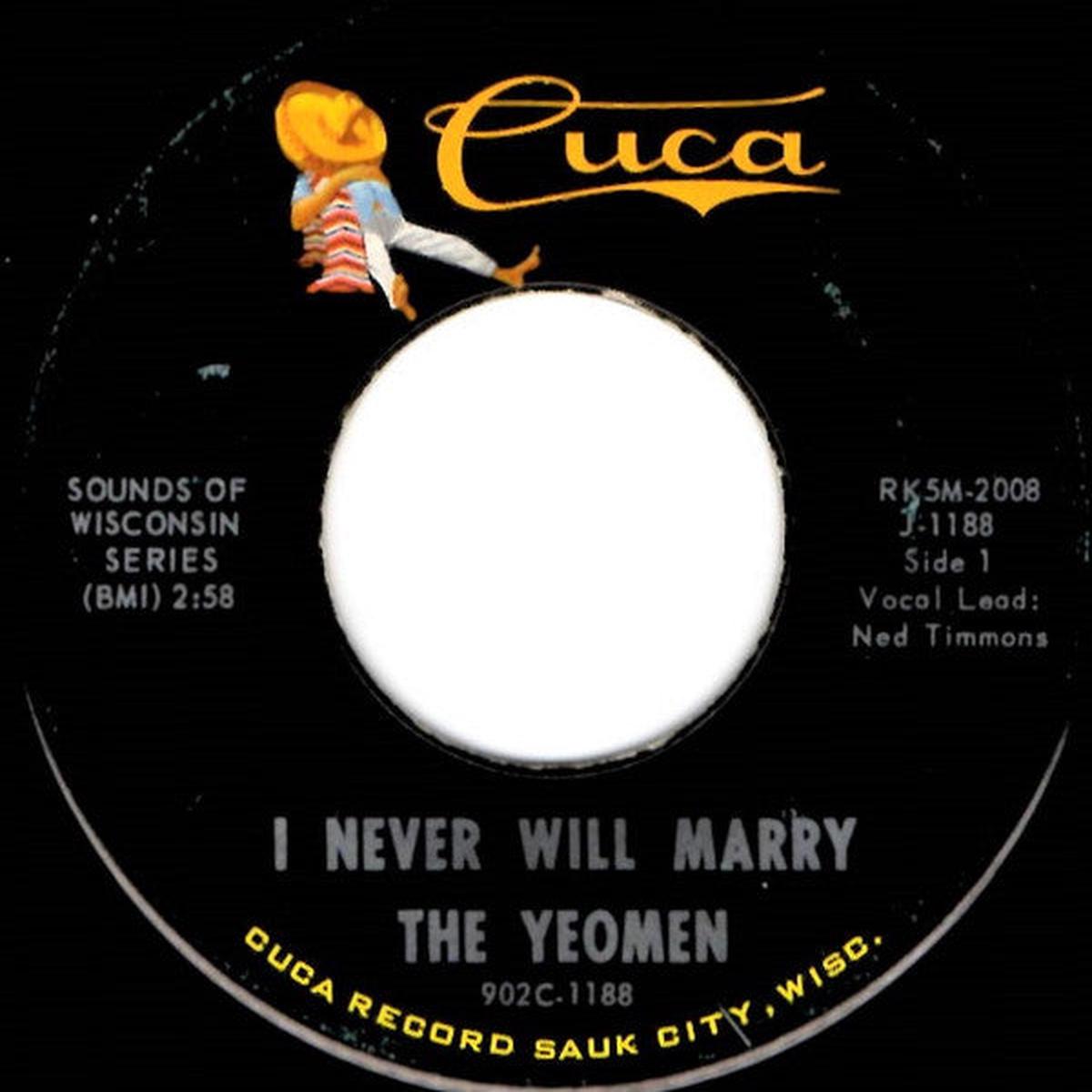 The Yeomen - I Will Never Marry / This Little Light Of Mine 7"