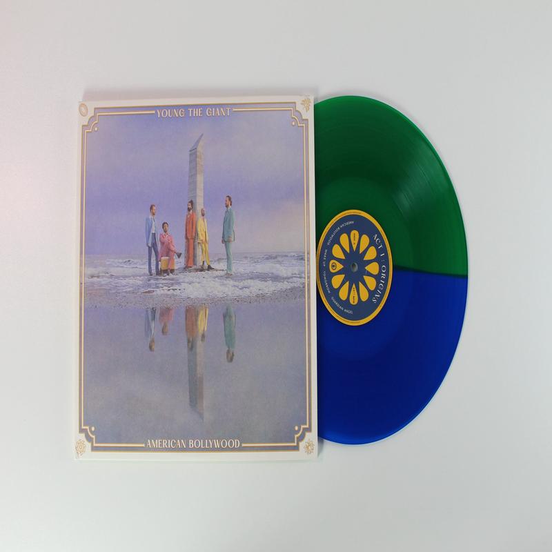 Young The Giant - American Bollywood on Awal Blue / Green Split Red / Pink Split