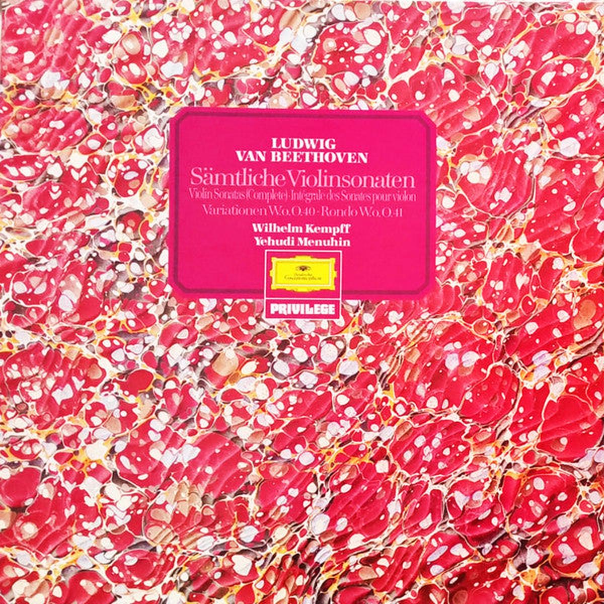 Beethoven / Wilhelm Kempff, Yehudi Menuhin - Smtliche Violinsonaten (5LP)