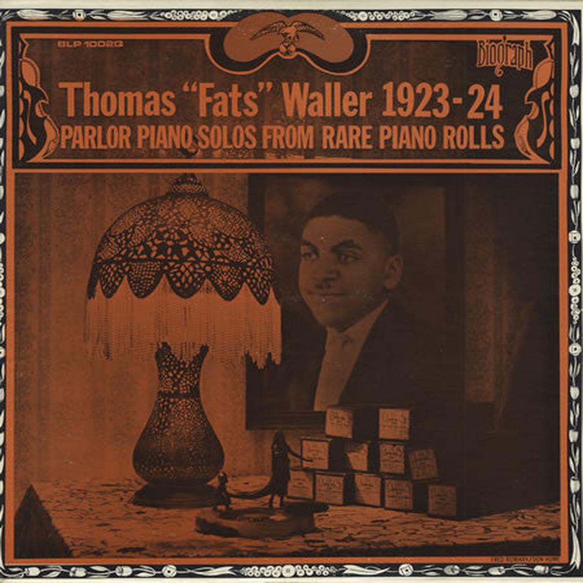 Thomas "Fats" Waller  1923-1924 Parlor Piano Solos From Rare Piano Rolls LP