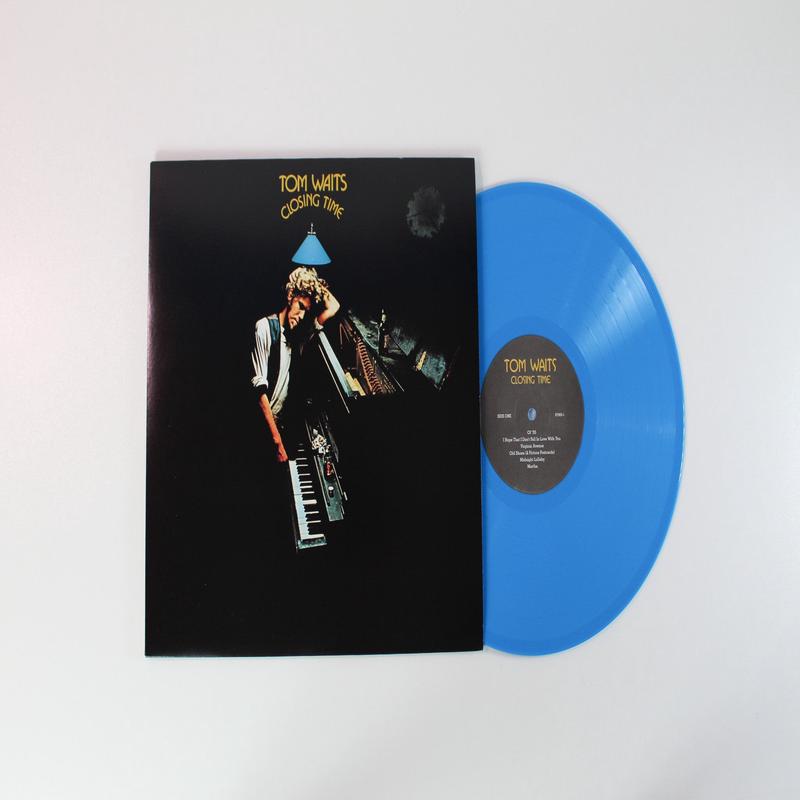 Tom Waits - Closing Time on Anti Vinyl Me Please Ltd Numbered Blue Opaque Reissue