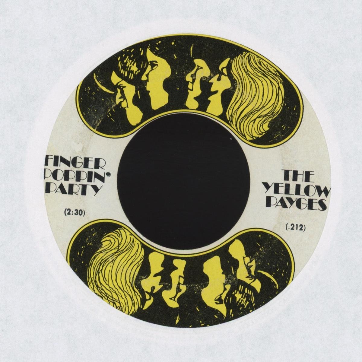 The Yellow Payges - Finger Poppin Party on Uni Rock 45